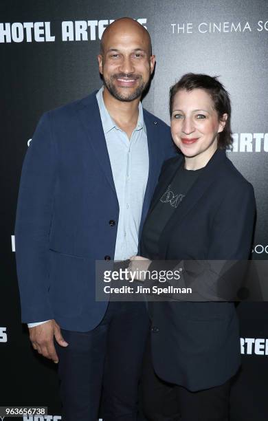 Actor Keegan-Michael Key attends the screening of "Hotel Artemis" hosted by Global Road Entertainment with The Cinema Society at the Quad Cinema on...