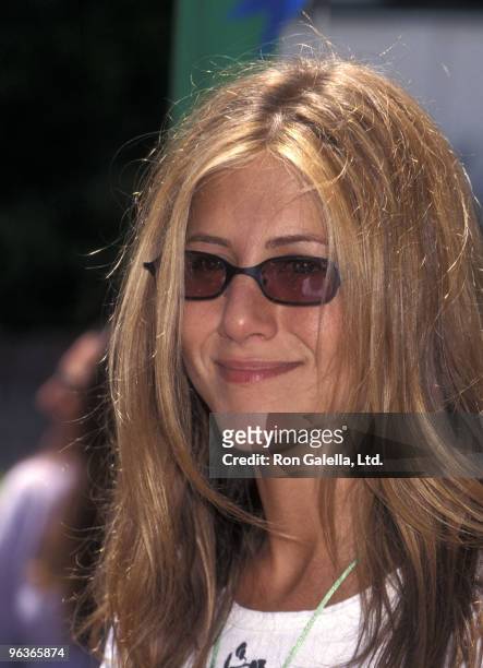 Actress Jennifer Aniston attends the Ninth Annual "A Time for Heroes" Celebrity Carnival to Benefit Elizabeth Glaser Pediatric AIDS Foundation on...