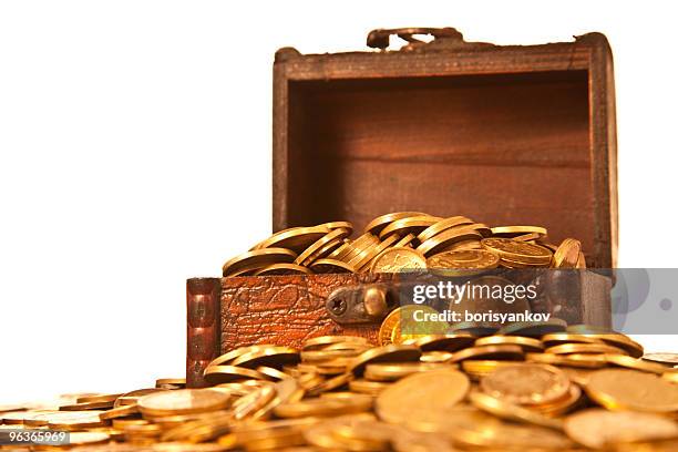 treasure - treasure chest stock-fotos und bilder