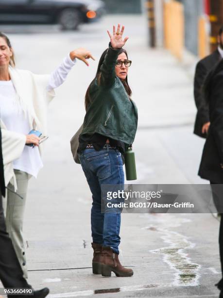 Pamela Adlon is seen arriving at the 'Jimmy Kimmel Live' on May 29, 2018 in Los Angeles, California.