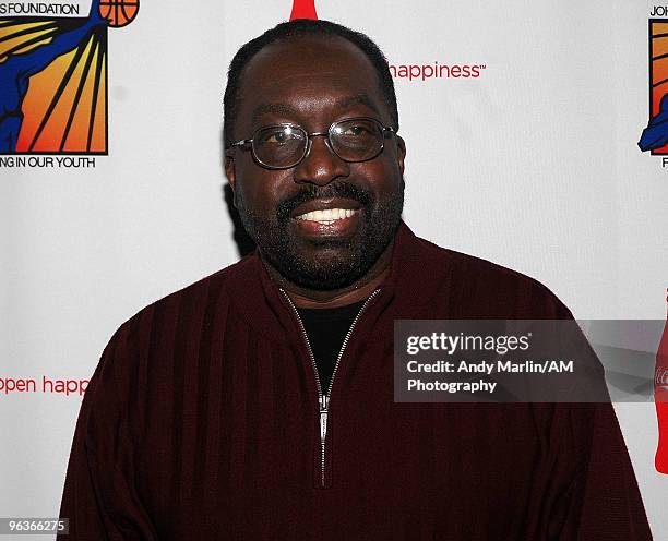 Former NBA star Earl "The Pearl" Monroe poses for a photo during the John Starks Celebrity Bowling Tourament to benefit the John Starks Foundation at...