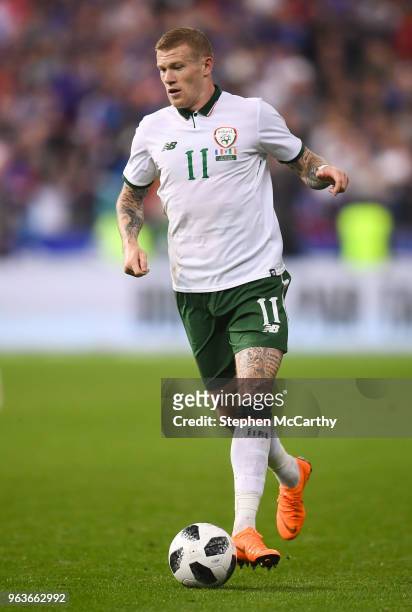 Paris , France - 28 May 2018; James McClean of Republic of Ireland during the International Friendly match between France and Republic of Ireland at...