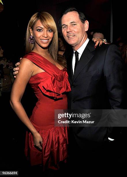 Beyonce and CEO of Coty Inc. Bernd Beetz attends Beyonce's First Fragrance Launch After Party for "Beyonce Heat" - Catch the Fever at 15 Union Square...