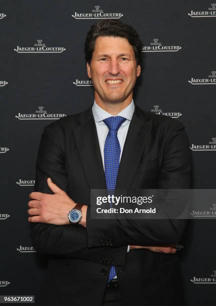 John Eales attends the Jaeger-LeCoultre Polaris Collection Launch at Carriageworks on May 30, 2018 in Sydney, Australia.