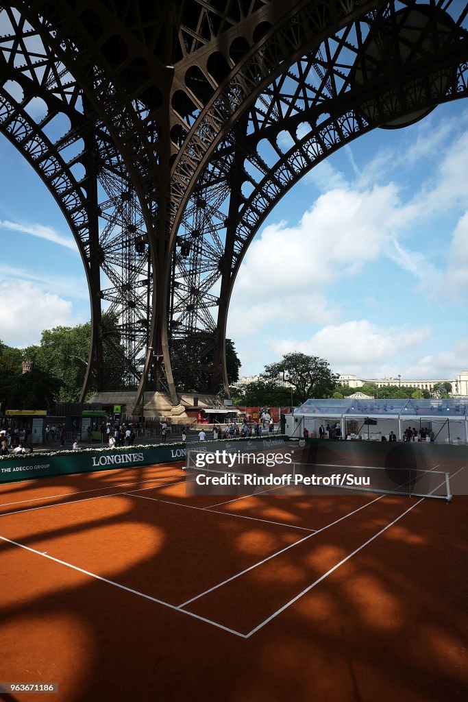 "Roland Garros Dans La Ville" Launch At the Eiffel Tower
