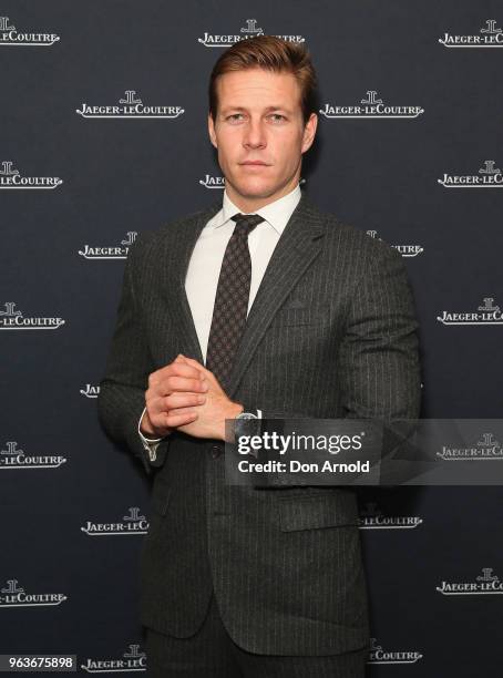 Luke Bracey attends the Jaeger-LeCoultre Polaris Collection Launch at Carriageworks on May 30, 2018 in Sydney, Australia.