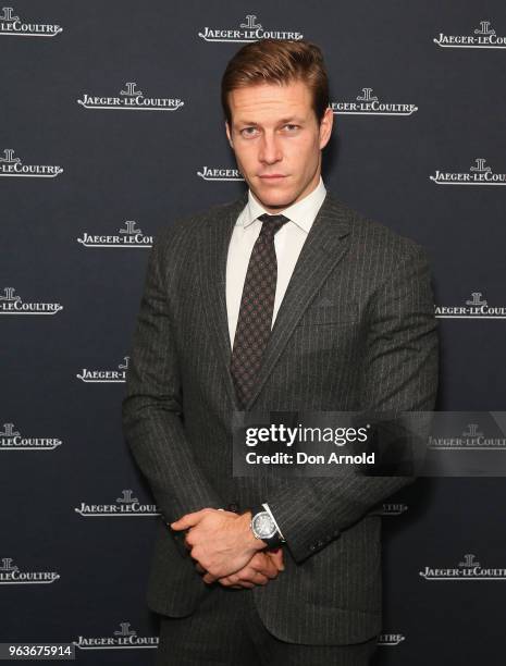 Luke Bracey attends the Jaeger-LeCoultre Polaris Collection Launch at Carriageworks on May 30, 2018 in Sydney, Australia.