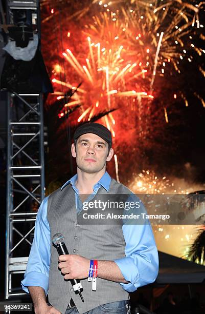 Ryan Franklin is seen at the Bud Light Hotel for the UFC Exhibition presented by Bud Light Hotel at Doubletree Surfcomber Hotel - South Beach on...