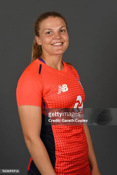 Eleanor Threlkeld of England poses for a portrait on May 30, 2018 in Loughborough, England.