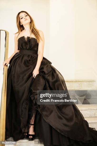 Model Thylane Blondeau is photographed for Gala Croisette, on May, 2018 in Cannes, France. . .