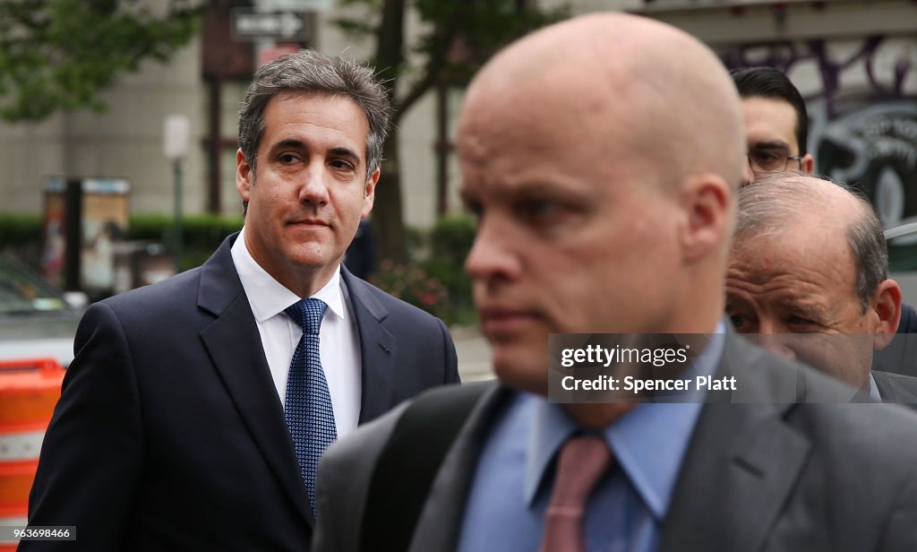 Former Trump Lawyer Michael Cohen Returns To Court In New York City