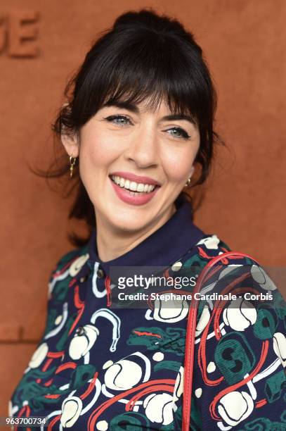 Nolwenn Leroy attends the 2018 French Open - Day Four at Roland Garros on May 30, 2018 in Paris, France.