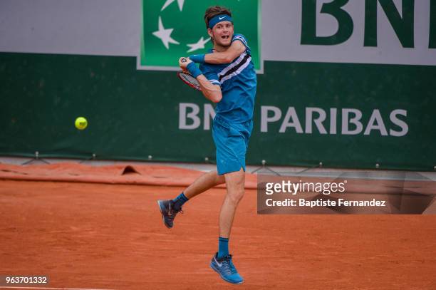 Jared Donaldson of USA during Day 4 for the French Open 2018 on May 30, 2018 in Paris, France.