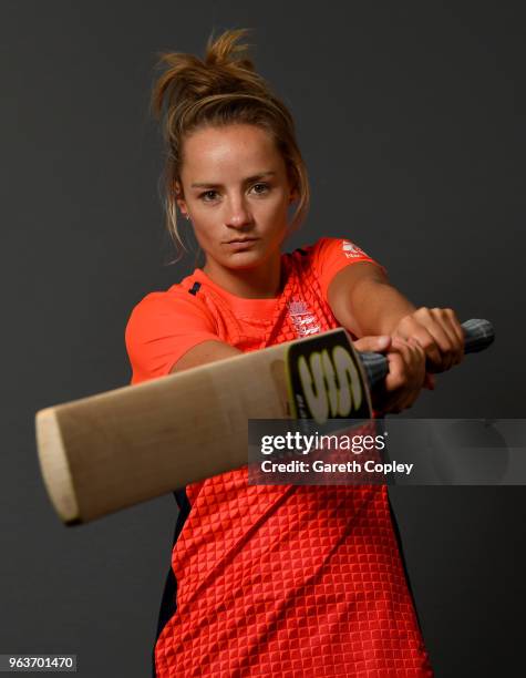 Danielle Wyatt of England poses for a portrait on May 30, 2018 in Loughborough, England.