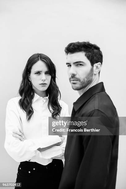 Actor Tahar Rahim and actress Stacy Martin are photographed for Self Assignment, on May, 2018 in Cannes, France. . .