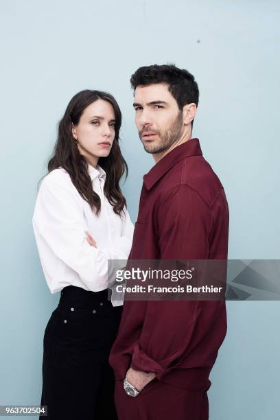 Actor Tahar Rahim and actress Stacy Martin are photographed for Self Assignment, on May, 2018 in Cannes, France. . .