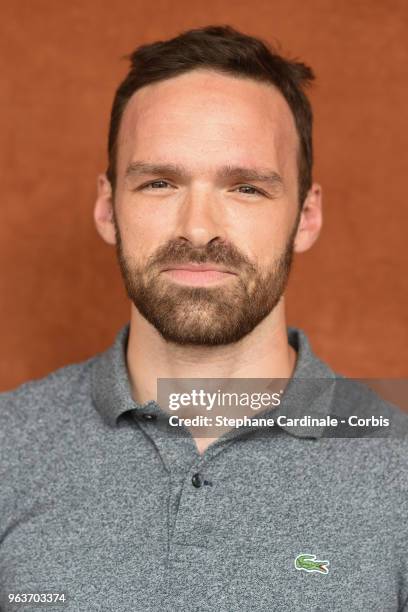 Actor Alban Lenoir attends the 2018 French Open - Day Four at Roland Garros on May 30, 2018 in Paris, France.