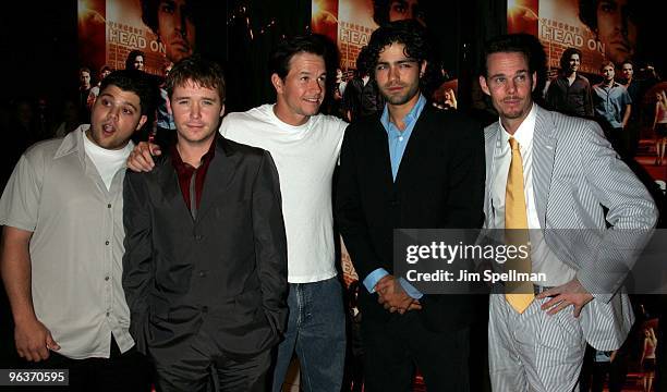 Jerry Ferrara, Kevin Connolly, Mark Wahlberg,executive producer, Adrian Grenier and Kevin Dillon