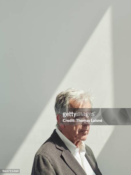 Filmmaker Costa Gavras is photographed for Self Assignment, on May, 2018 in Cannes, France. . .