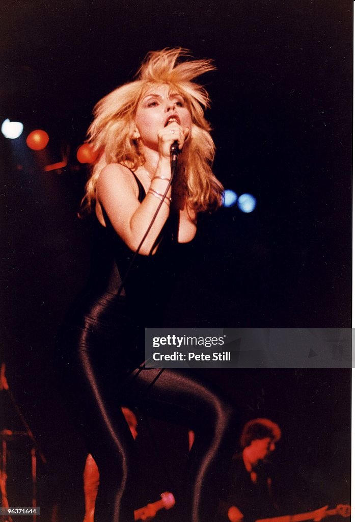 Blondie Performs At The Hammersmith Odeon in London