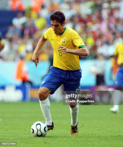 Kaka of Brazil in action during the FIFA World Cup Group F match between Brazil and Australia at the FIFA WM-Stadion in Munich on June 18, 2006....