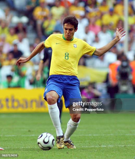 Kaka of Brazil in action during the FIFA World Cup Group F match between Brazil and Australia at the FIFA WM-Stadion in Munich on June 18, 2006....