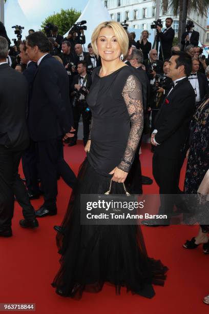 French Aerobatic Champion Pilot Melanie Astles - Wearing Christophe Guillarme - attends the screening of "Solo: A Star Wars Story" during the 71st...