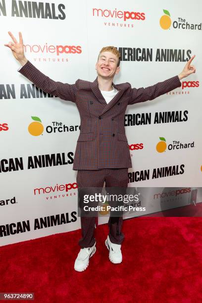 Barry Keoghan attends American Animals premiere at Regal Union Square.