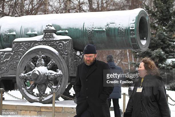 Actor Hugo Weaving sighting at the Kremlin on February 2, 2010 in Moscow, Russia.