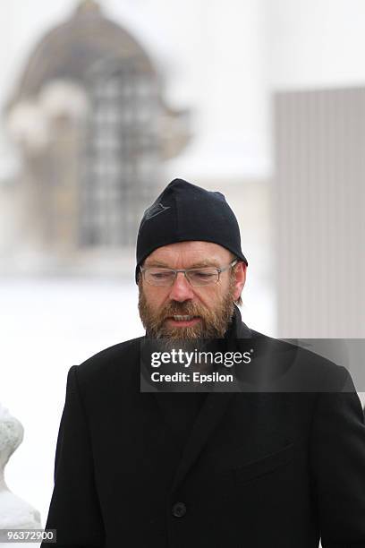 Actor Hugo Weaving sighting at the Kremlin on February 2, 2010 in Moscow, Russia.