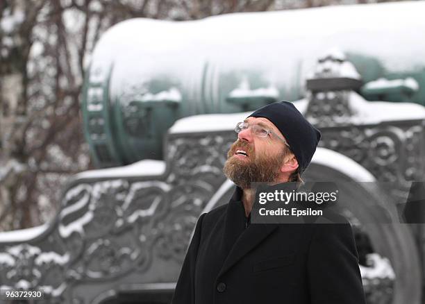 Actor Hugo Weaving sighting at the Kremlin on February 2, 2010 in Moscow, Russia.