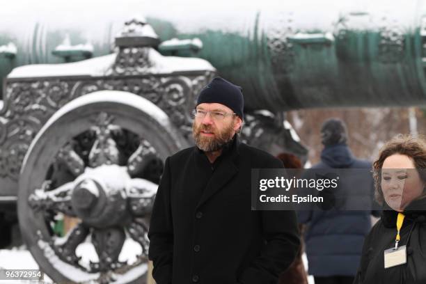 Actor Hugo Weaving sighting at the Kremlin on February 2, 2010 in Moscow, Russia.