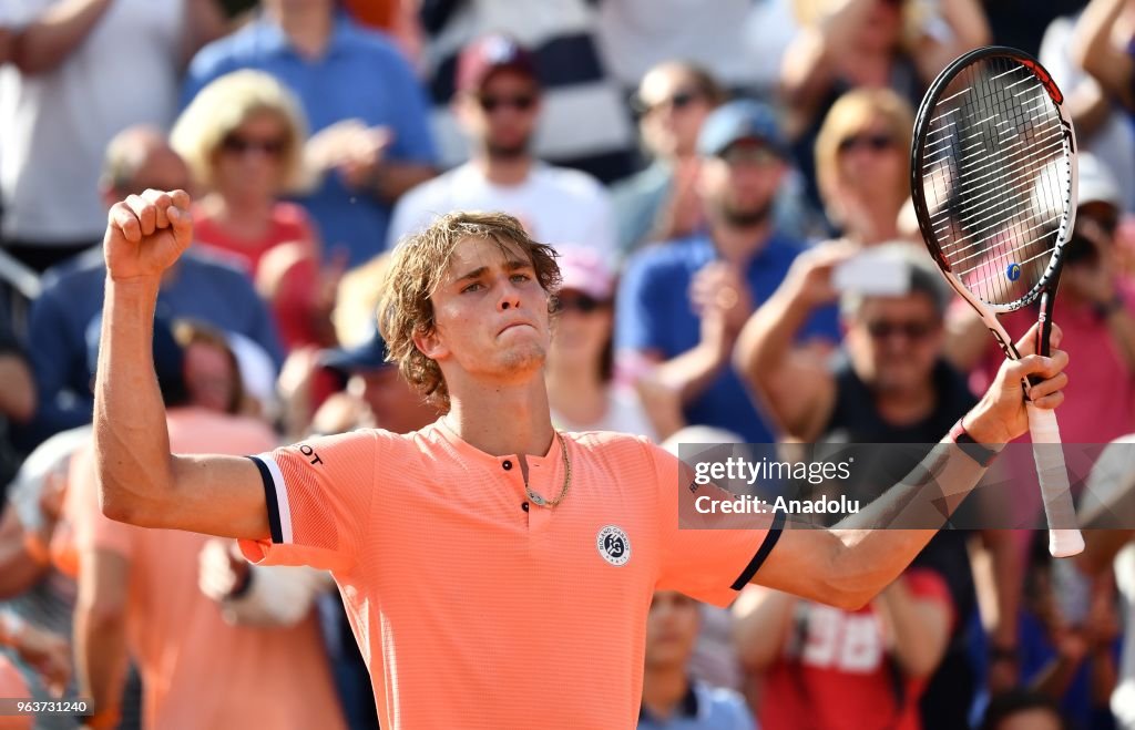 French Open tennis tournament 2018 - Day 4