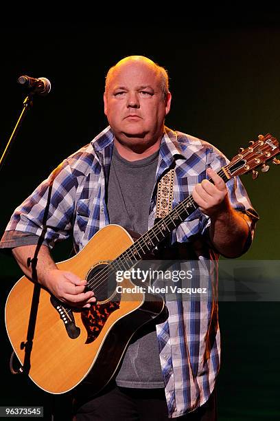 Kyle Gass of Tenacious D performs at the Stand With Haiti benefit concert at The Wiltern on February 2, 2010 in Los Angeles, California.