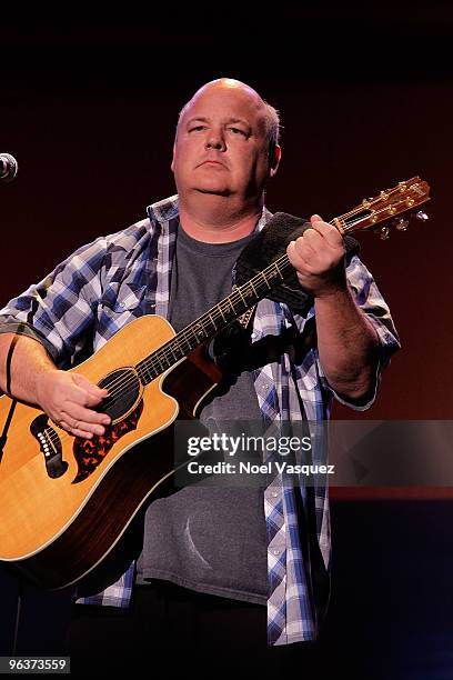 Kyle Gass of Tenacious D performs at the Stand With Haiti benefit concert at The Wiltern on February 2, 2010 in Los Angeles, California.