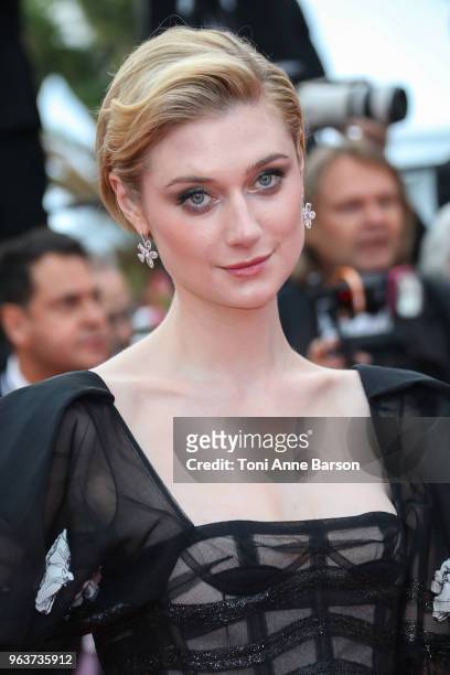 Elizabeth Debicki attends the screening of "Solo: A Star Wars Story" during the 71st annual Cannes Film Festival at Palais des Festivals on May 15,...