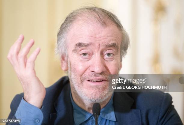 Russian Conductor Valery Gergiev addresses a news conference of the Vienna Philharmonic Summer Night Concert at the Schoenbrunn Palace in Vienna,...