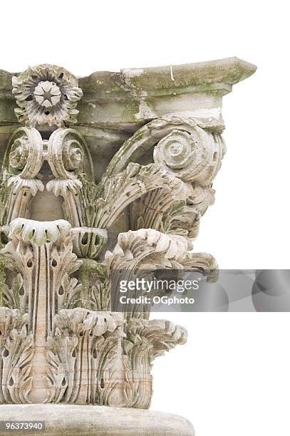 capitol columns at the national arboretum, washington, dc. - ogphoto stockfoto's en -beelden