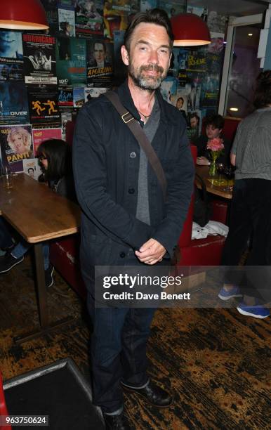 Dougray Scott attends the press night after party for "Blueberry Toast" at the Soho Theatre on May 30, 2018 in London, England.