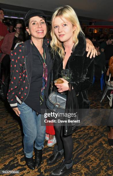 Sadie Frost and Sophie Kennedy Clark attends the press night after party for "Blueberry Toast" at the Soho Theatre on May 30, 2018 in London, England.
