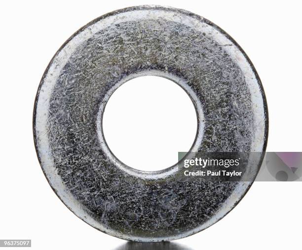 close-up of washer - washer stock pictures, royalty-free photos & images