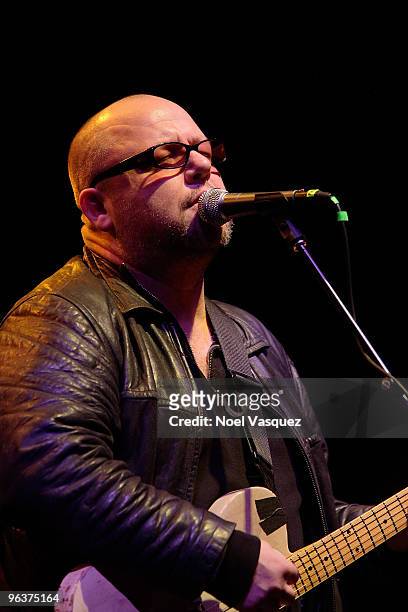 Frank Black of the Pixies performs at the Stand With Haiti benefit concert at The Wiltern on February 2, 2010 in Los Angeles, California.