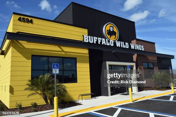 Buffalo Wild Wings exterior on February 1, 2018 in Jacksonville, Florida.