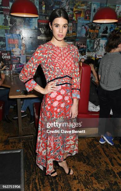 Cast member Gala Gordon attends the press night after party for "Blueberry Toast" at the Soho Theatre on May 30, 2018 in London, England.