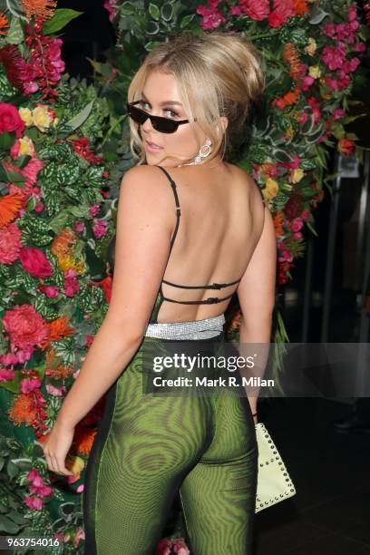 Tallia Storm at W Hotel for the Spectrum X Disney: The Little Mermaid Launch on May 30, 2018 in London, England.