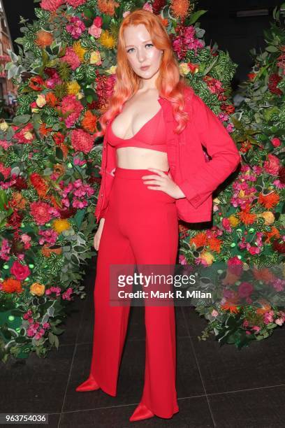 Victoria Clay at W Hotel for the Spectrum X Disney: The Little Mermaid Launch on May 30, 2018 in London, England.
