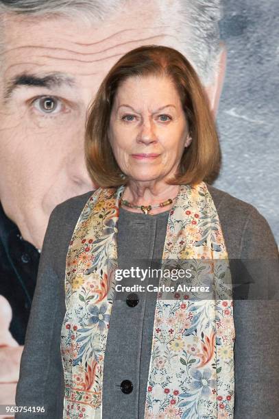 Natalia Figueroa attends 'Confidencial' premiere at the Figaro Theater on May 30, 2018 in Madrid, Spain.