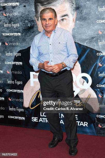 Pedro Ruiz attends 'Confidencial' premiere at the Figaro Theater on May 30, 2018 in Madrid, Spain.