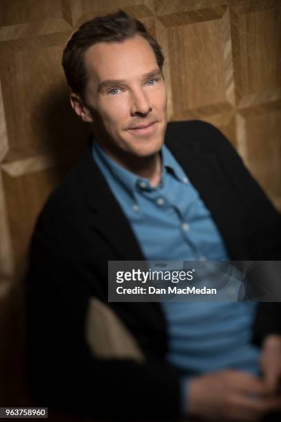 Actor Benedict Cumberbatch is photographed for USA Today on April 25, 2018 in West Hollywood, California.