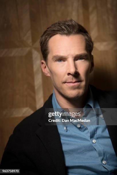 Actor Benedict Cumberbatch is photographed for USA Today on April 25, 2018 in West Hollywood, California.